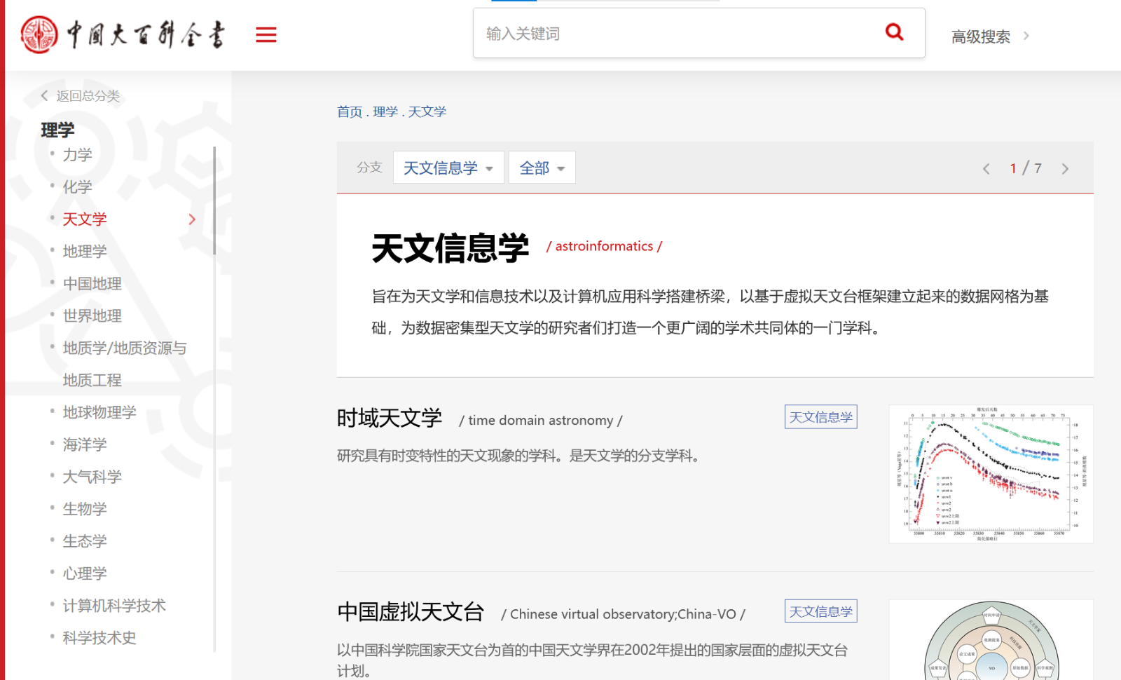中国大百科全书》第三版发布，虚拟天文台等61个天文信息学词条被收录